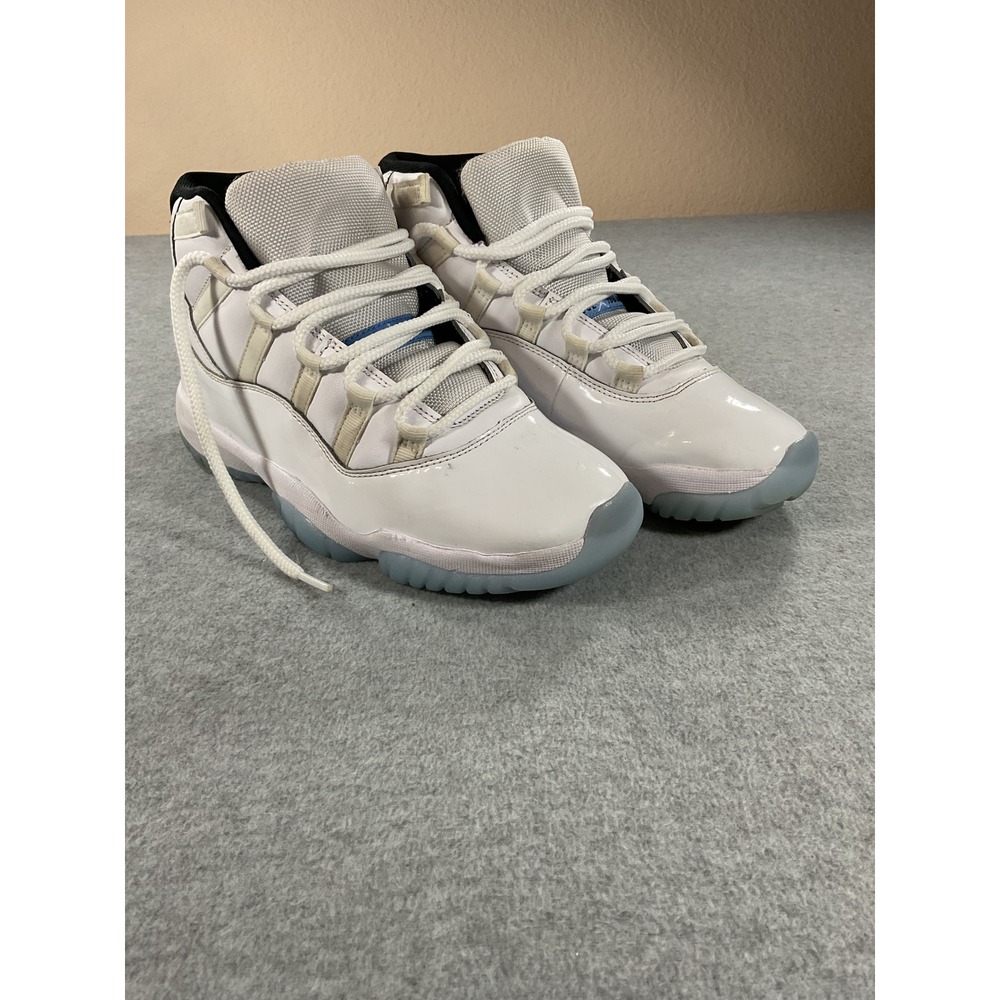 Jordan 11 Retro Legend Blue White Sneakers 378037-117 Mens 7 Basketball Shoes